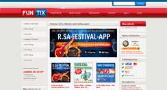 Desktop Screenshot of funtix.de